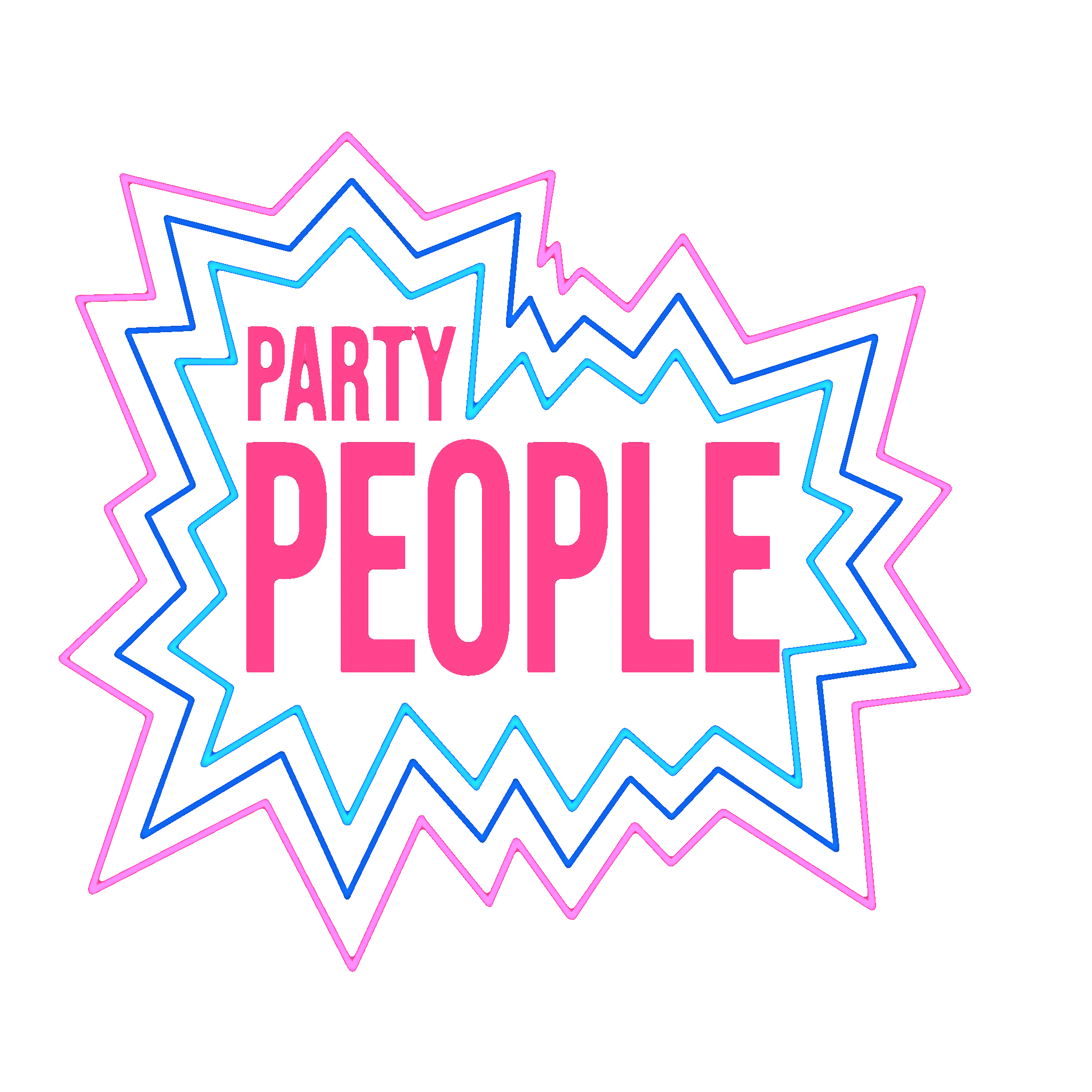 party people artwork gif